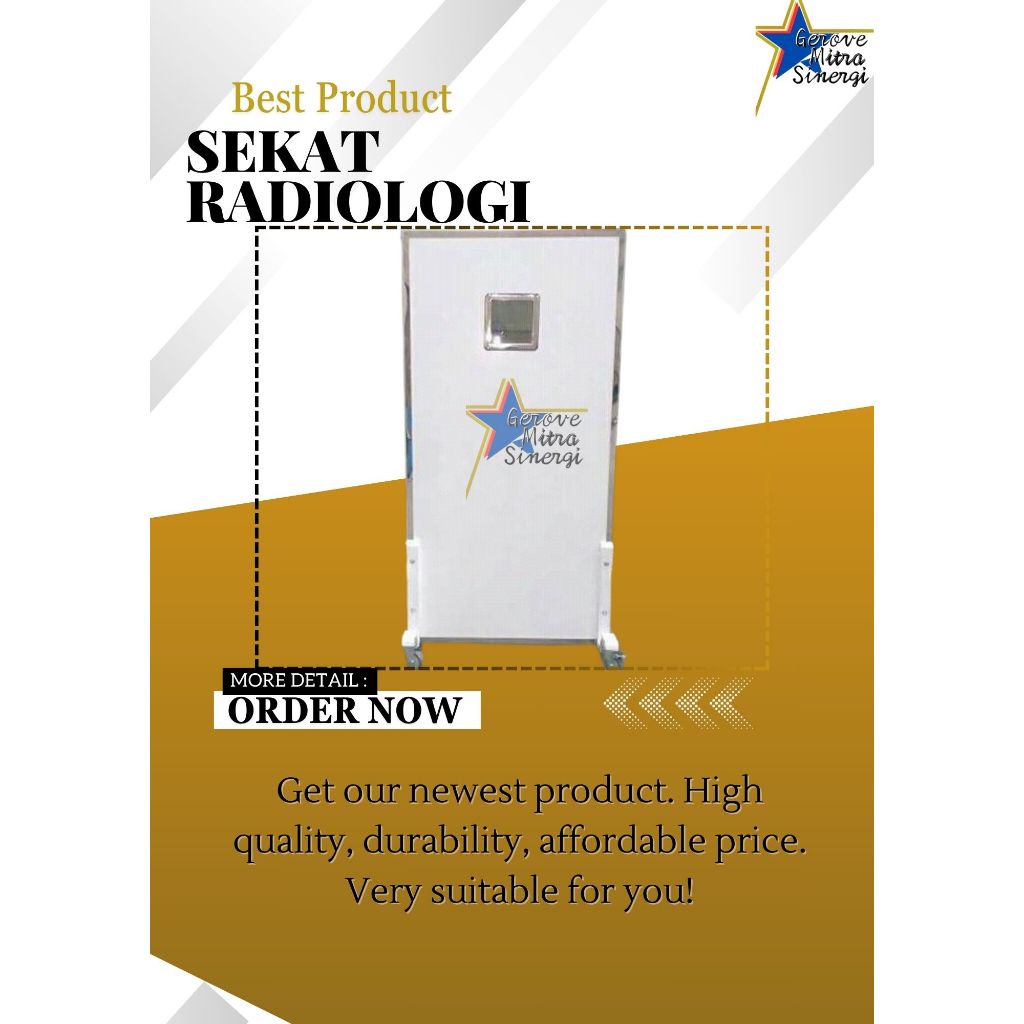 Pintu Anti Radiasi PB / Pintu Xray - Tabir Radiologi - Sekat Radiologi