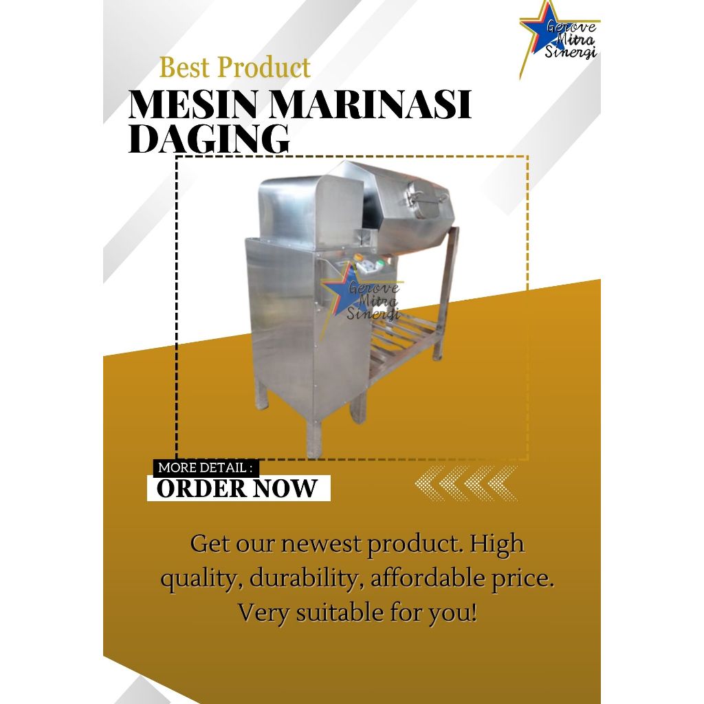 Mesin Marinasi Ayam - Marinasi Daging 10kg/Proses