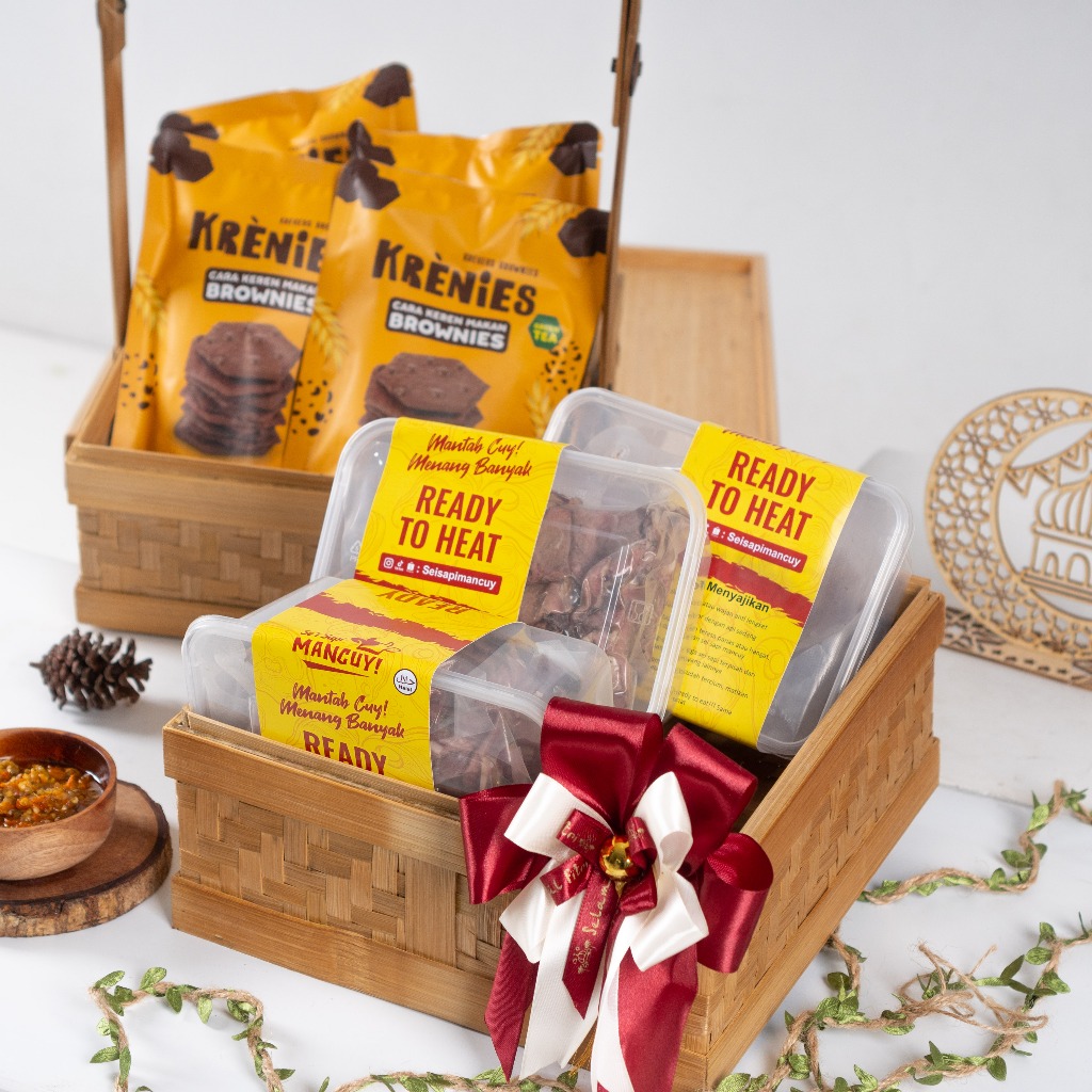 

Hampers Ramadhan Paket Exclusive Sei Sapi Mancuy x Krenies (Sei Sapi + Cookies)