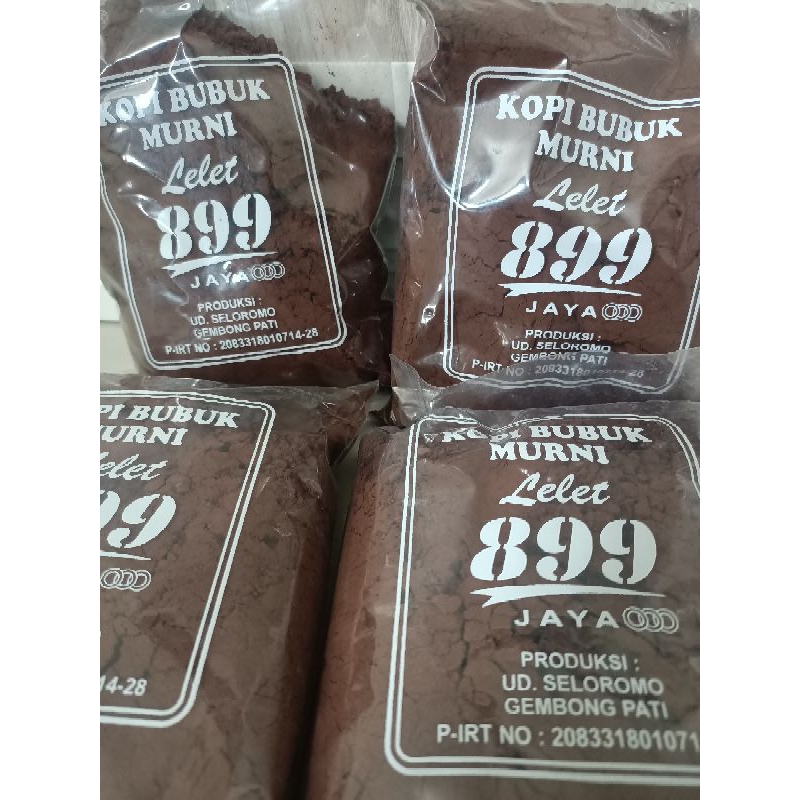 

Kopi bubuk murni lelet 899 Asli Gembong Pati