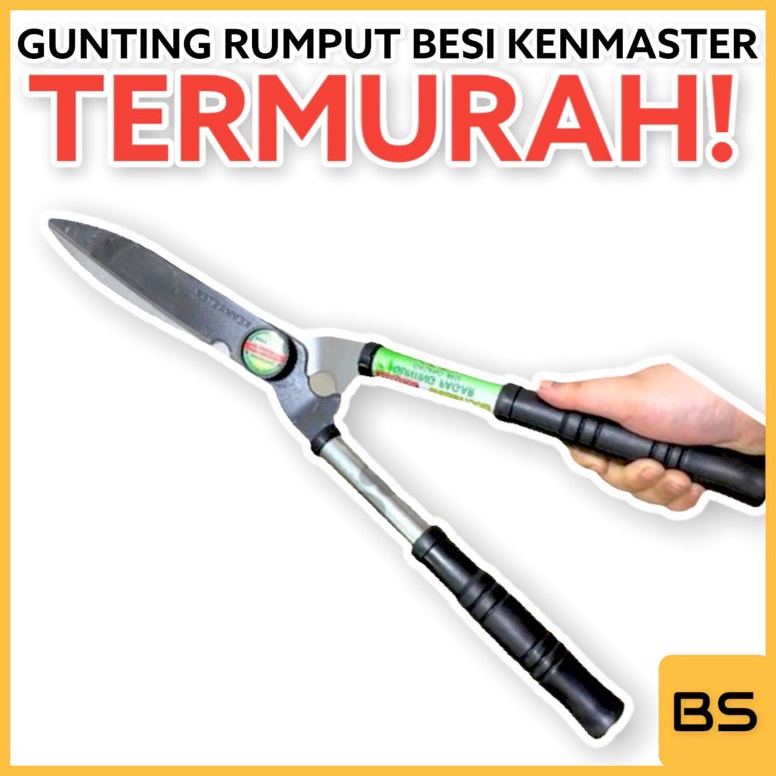 Good KENMASTER Gunting Rumput Besar Gunting Tanaman Gunting Taman Bunga Alat Pemotong Rumput Arit Ru