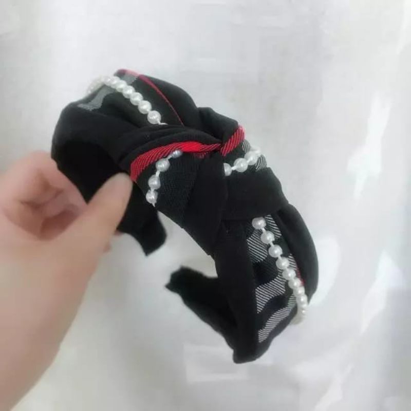 BANDO SAMPUL MUTIARA KOREA WANITA KEKINIAN BANDO MURAH BANDO VIRAL