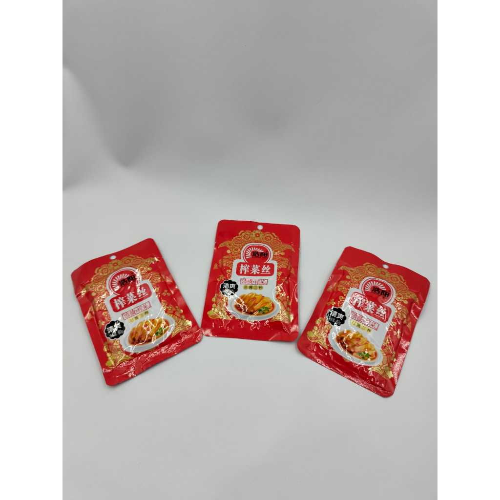 

WUJIANG ZACHAI SPICY FLAVOUR MUSTARD TUBER 80G HAOYANG MAKANAN CHAOYAN