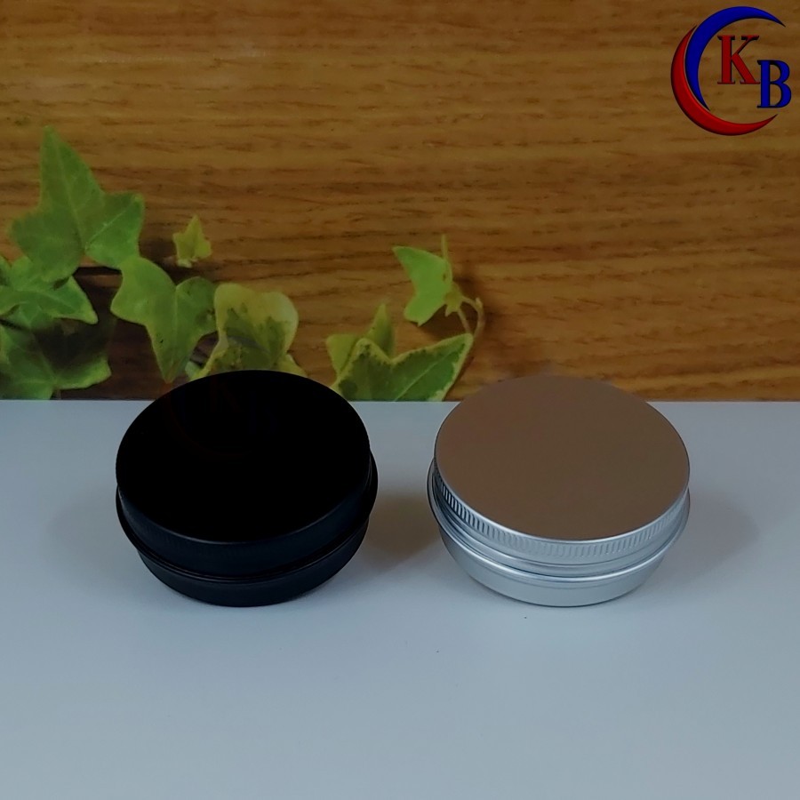 POT JAR ALUMUNIUM 30 GR POMADE / POT KALENG CREAM LULUR 30GR