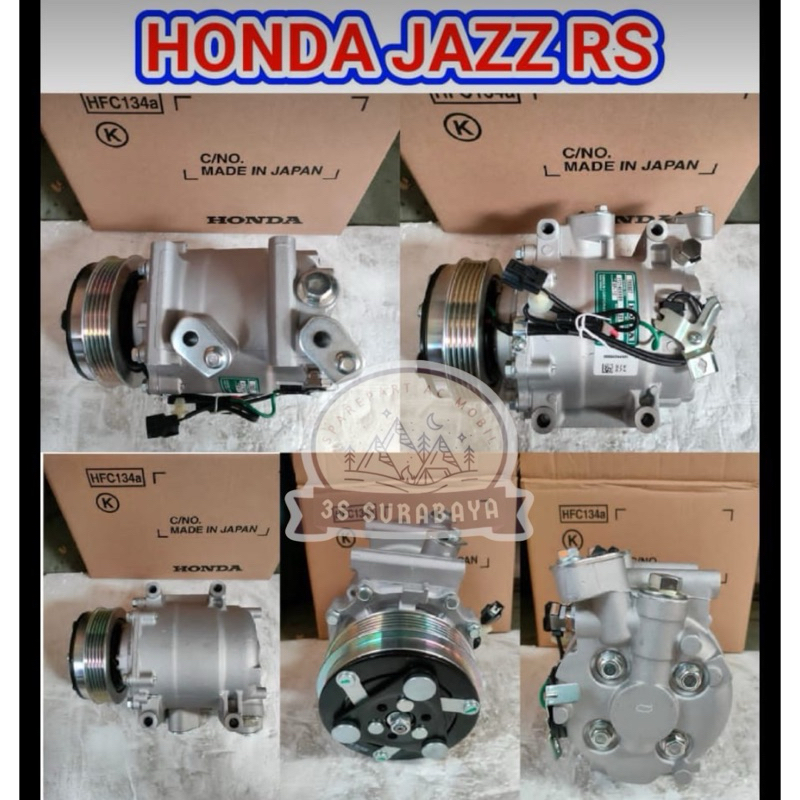 Kompresor Jazz Rs Ac Mobil 2008-2012 Ac Mobil (Baru/new) Compressor