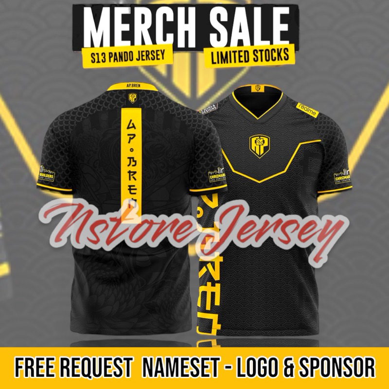 Jersey Ap Bren Esport Terbaru Home Away 2024 Free Nickname