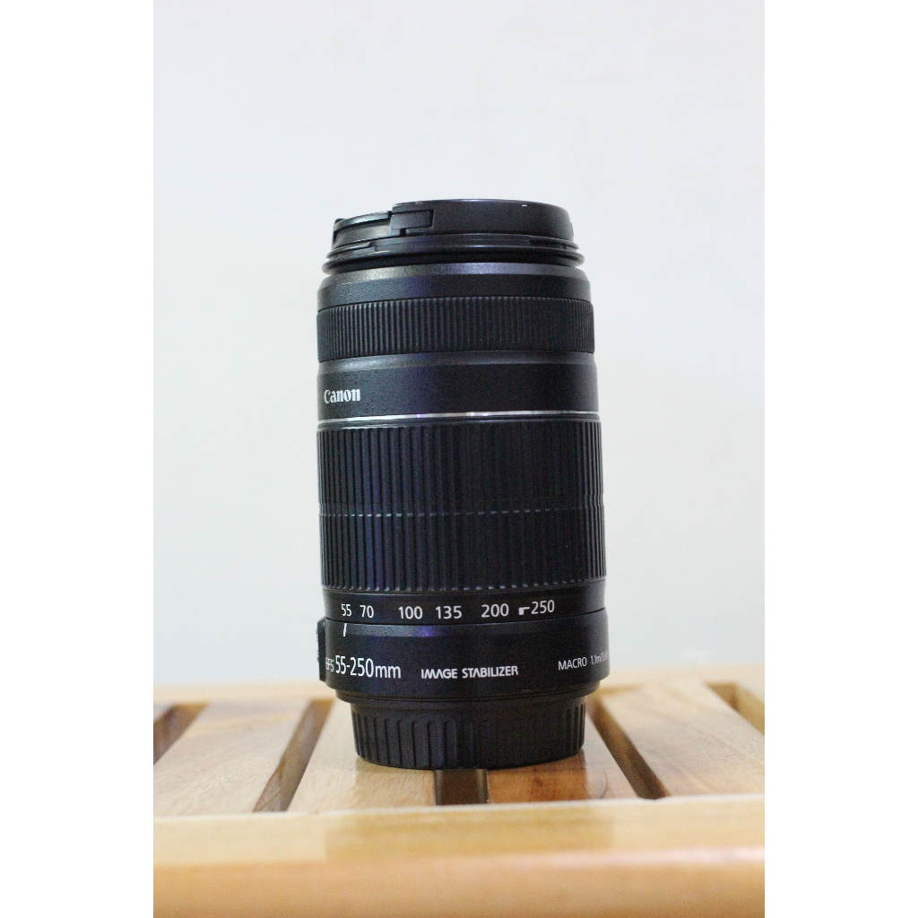 LENSA TELE CANON 55-250mm LENSA CANON 55-250 mm