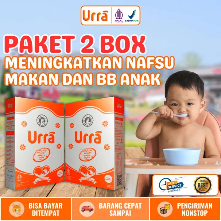 

PAKET 2 BOX Susu Urra Meningkatkan Nafsu Makan dan Berat Badan Anak