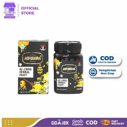 

Madu Azzikra Az Zikra Herbal Hitam Pahit 500 gram