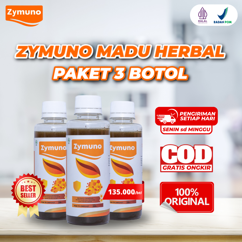 Zymuno Madu Herbal Sembuhkan Kanker Benjolan Tumor Kista Miom, Melancarkan Haid, Tingkatkan Imun dan