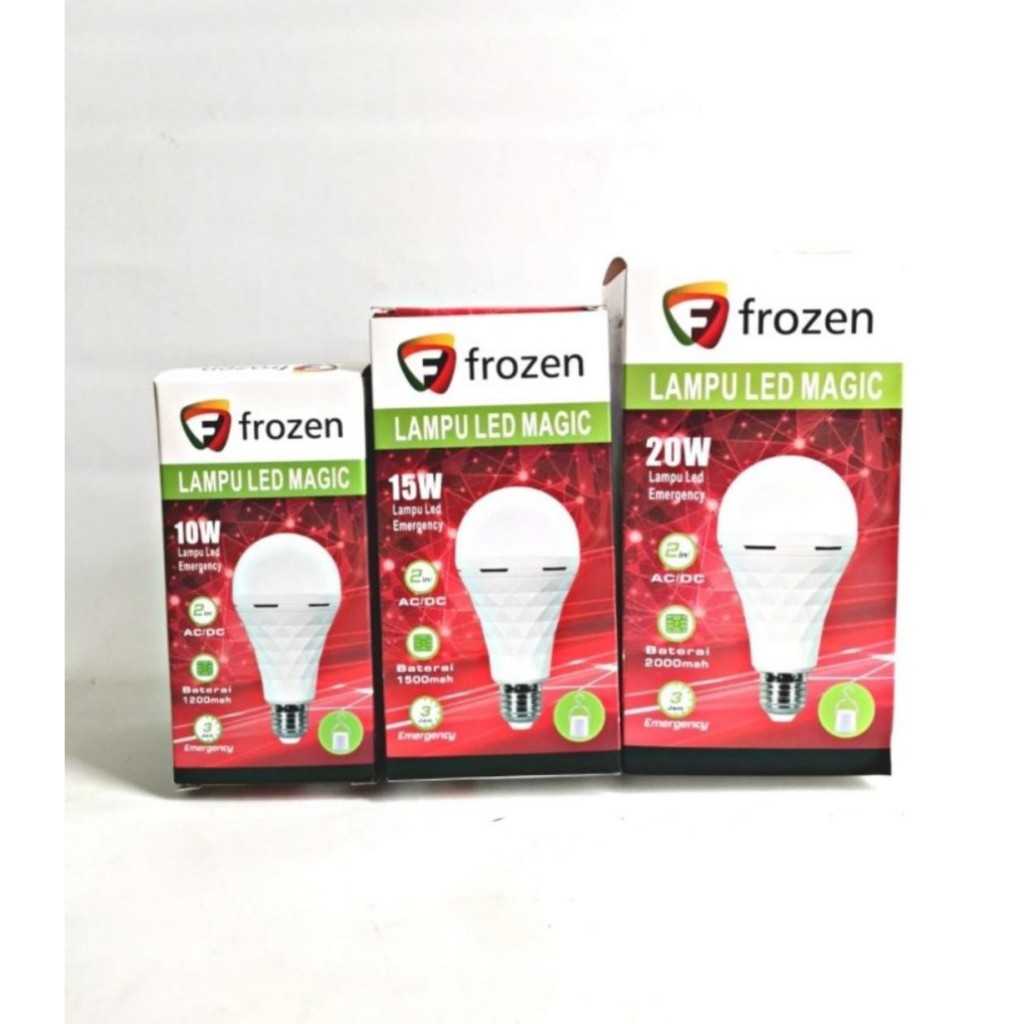 Lampu Emergency Lampu Magic Frozen 15 Watt Emergency AC/DC