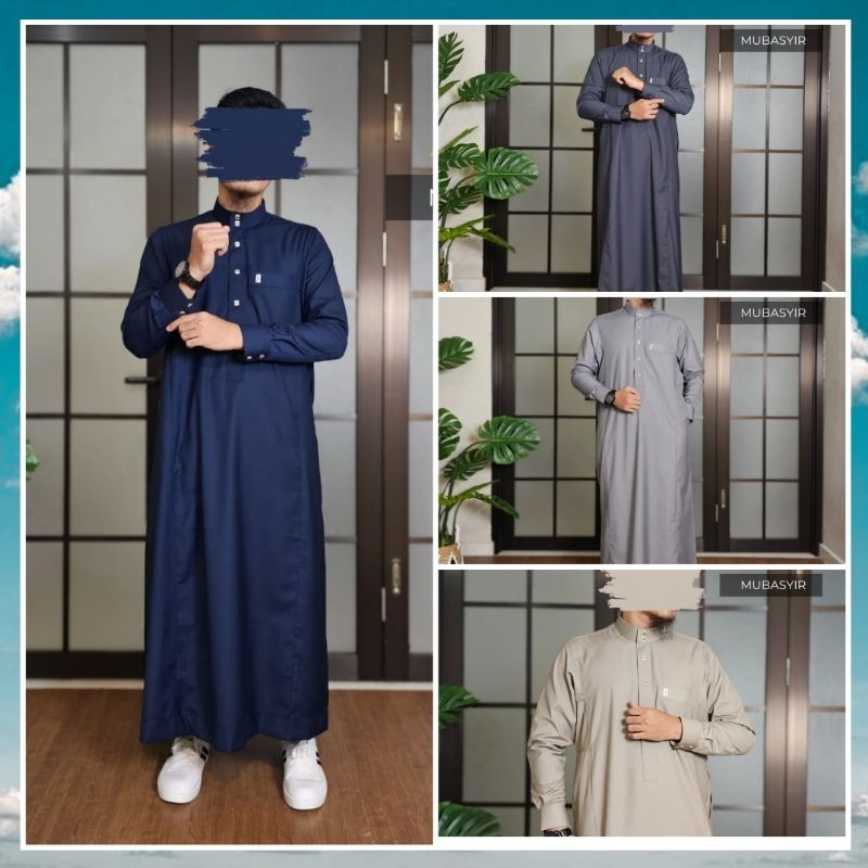 Jubah Alraz Mubasyir Semi Woll