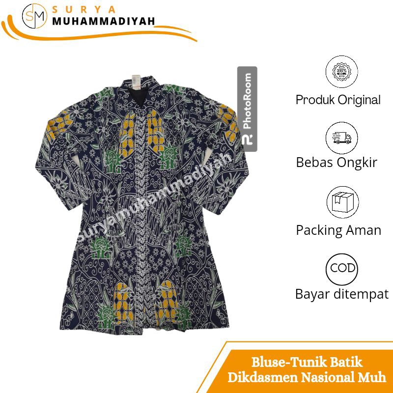Baju Tunik Wanita Majelis Dikdasmen Muhammadiyah Nasional