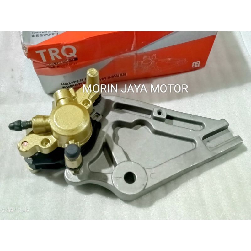 KALIPER CAKRAM BELAKANG SUPRA X125 + BRAKET TRQ