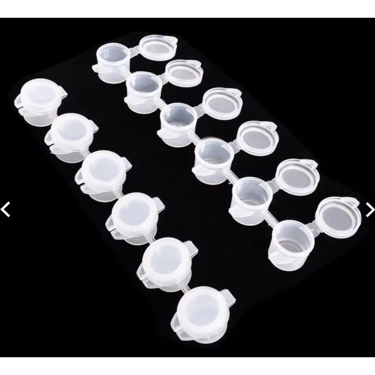 

VTEC Tabung Tempat Cat / Pot Cat Plastik Renteng 6 x 3ml V TEC VTC 099