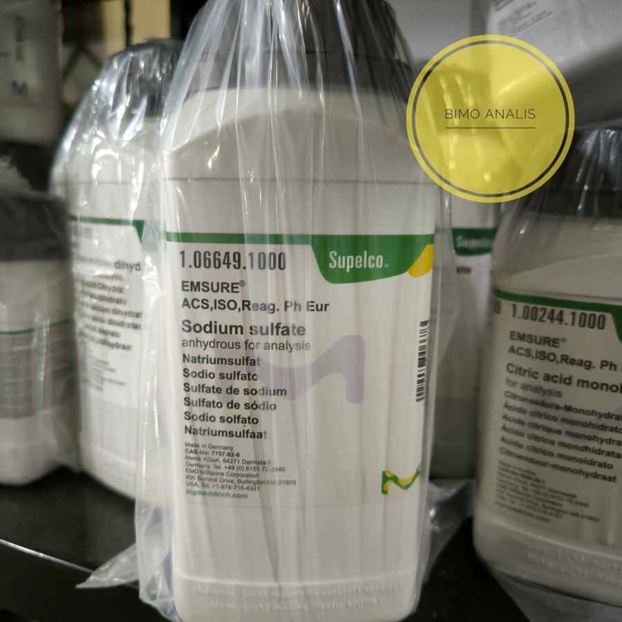 Sodium Sulfate 1 KG MERCK 106649 / Natrium Sulfat / Na2SO4 PRO ANALIS