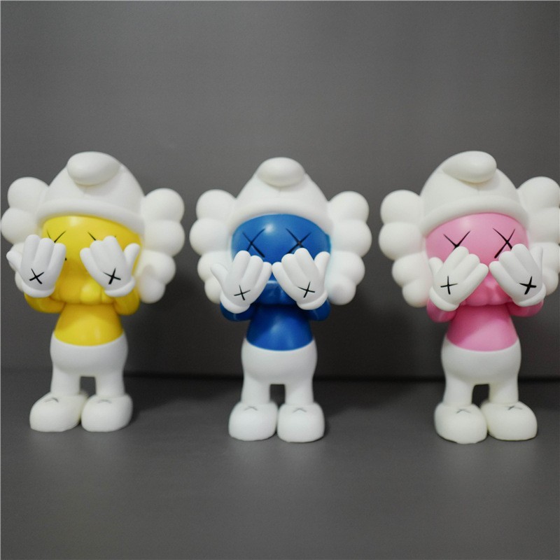 Pajangan Patung Bearbrick The Smurf / Bearbrick Figurine A8