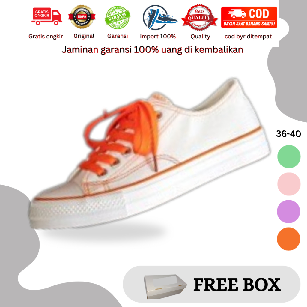 Keedo.mall 210242 Sepatu Sneakers Wanita Premium