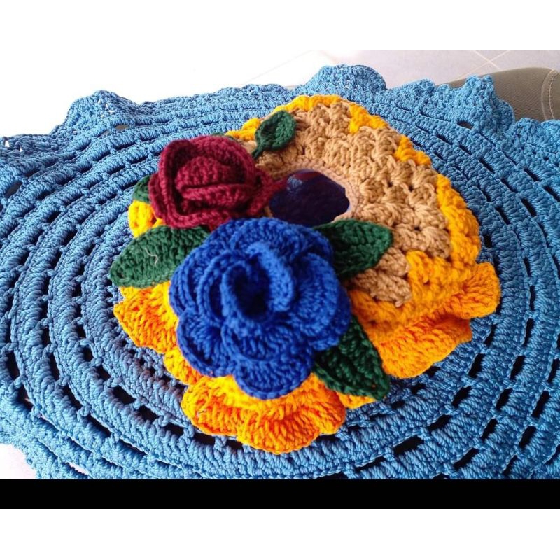 sarung kotak tisu Rajut  kecil sarung kotak tisu dan kotak tisu