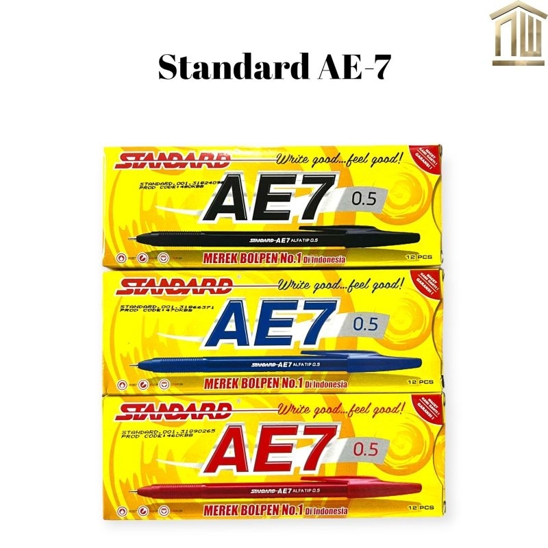 

Pulpen / Ballpoint / Pen Standard AE 7 (12 Pcs)