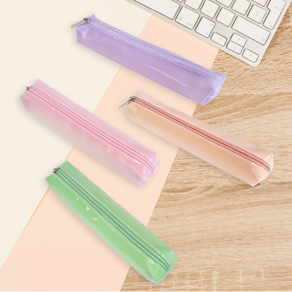 

Pencil Case/ Kotak Tempat Pensil Pastel Soft Silicon Mini FANCY XF-45