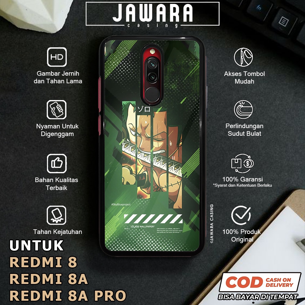 Case Redmi 8 8A 8A Pro Casing Redmi 8 8A 8A Pro [ZORO] Premium Glossy Case Hp Redmi Jawara Casing Hp