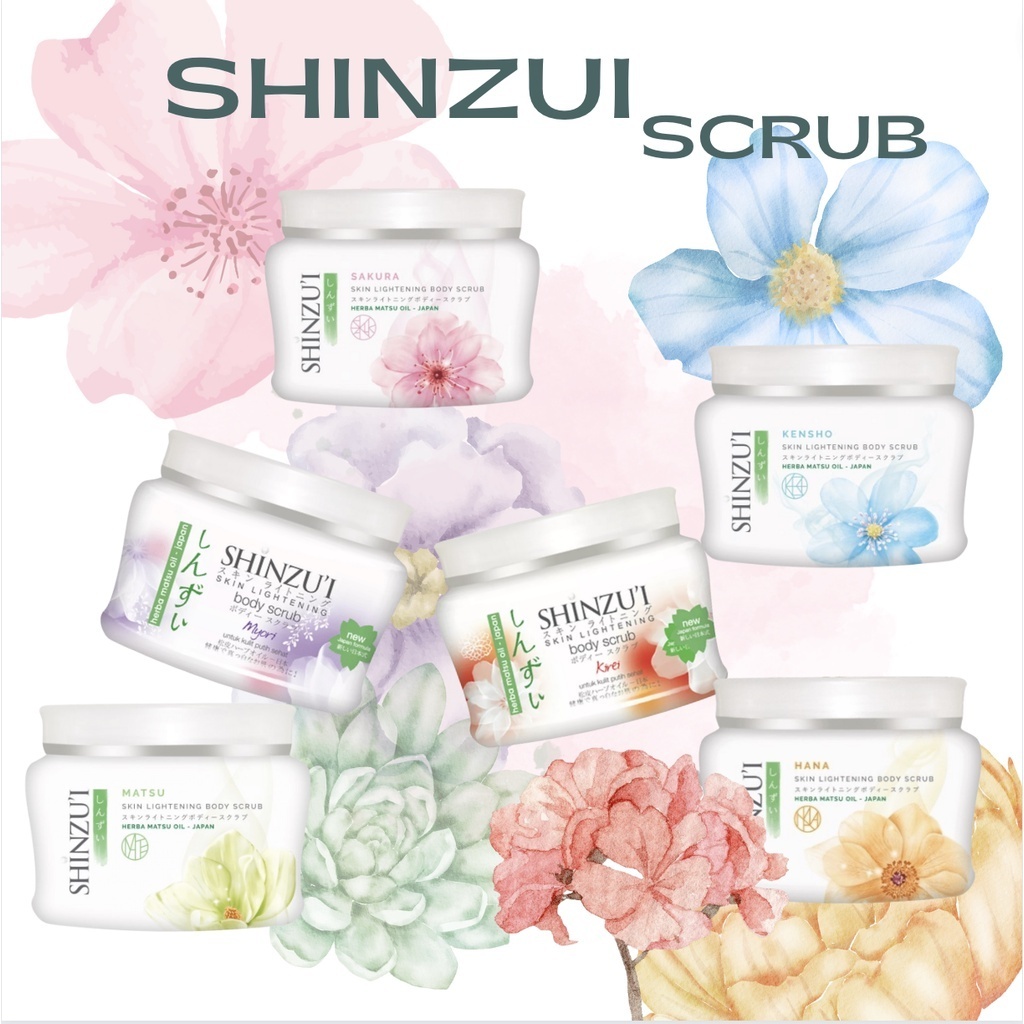 [LULUR KECIL] SHINZU'I SKIN LIGHTENING BODY SCRUB 120 gr | LULUR | SCRUB | SHINZUI