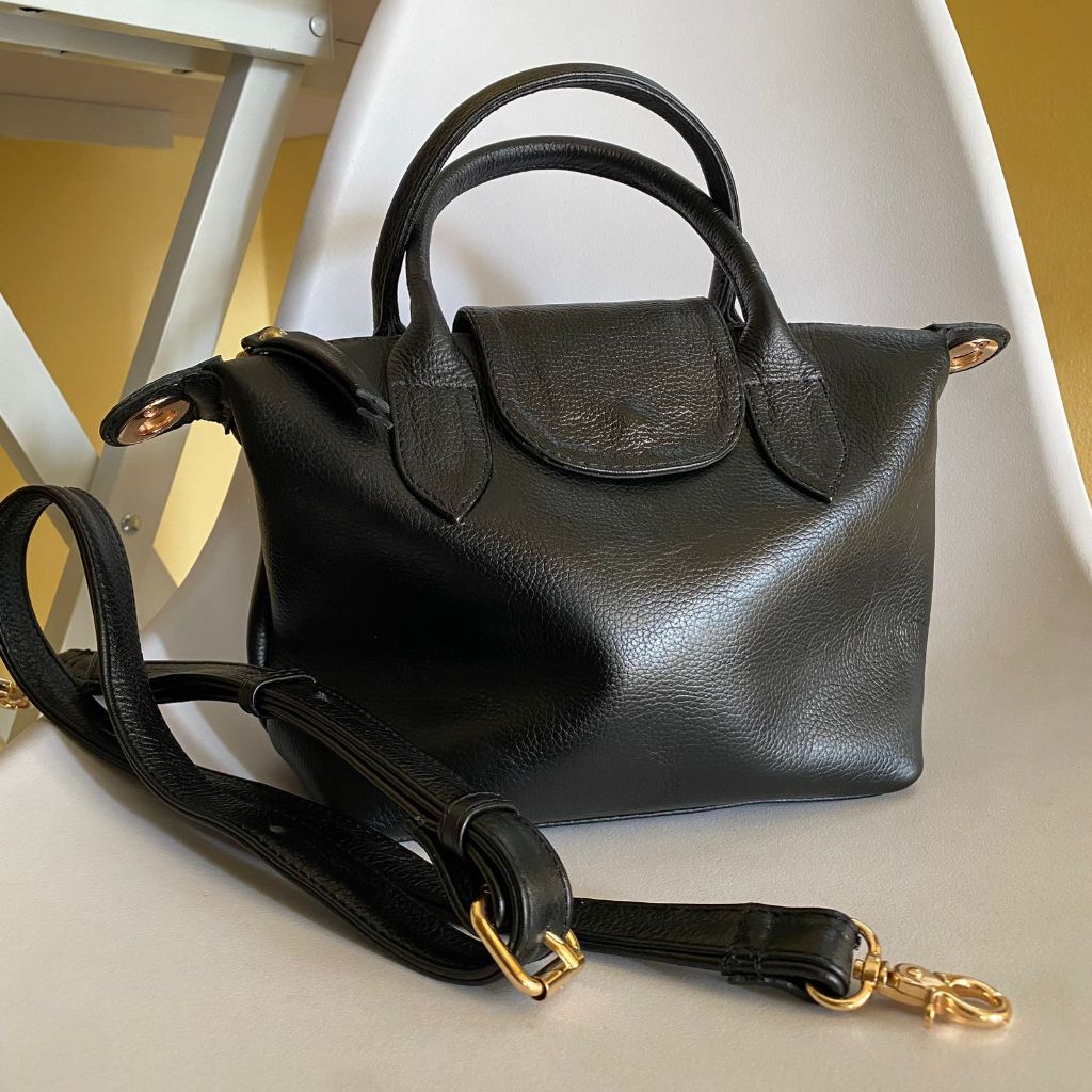 Tas Kulit LC QQ Tali polos SDL336| Tas Kulit Asli Selempang Wanita | Tas Kulit Asli | Tas Pesta | Ta