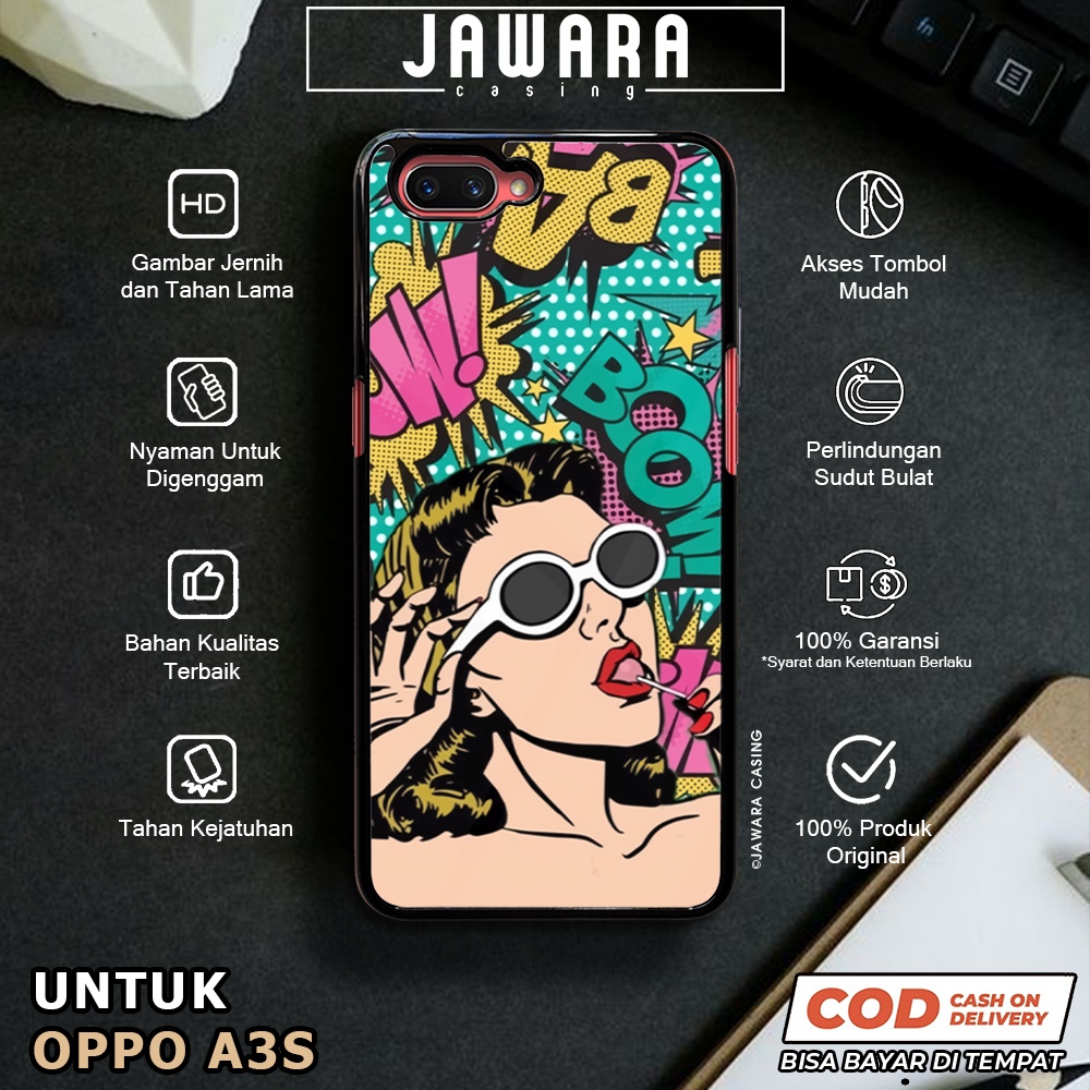 Case Oppo A3S Casing Oppo A3S [GIRL] Premium Glossy Case Hp Oppo Jawara Casing Hp Oppo A3S Custom Ca