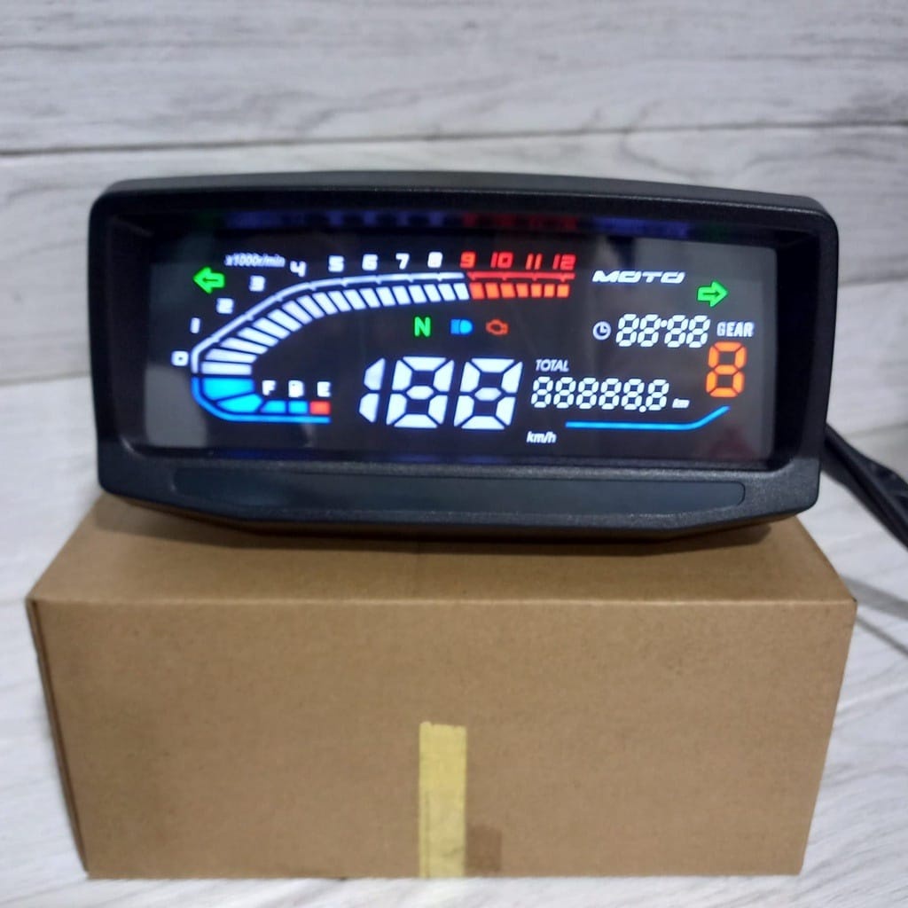 Speedometer GL Spido Digital GL led MAX GL100 GL PRO Led Putih