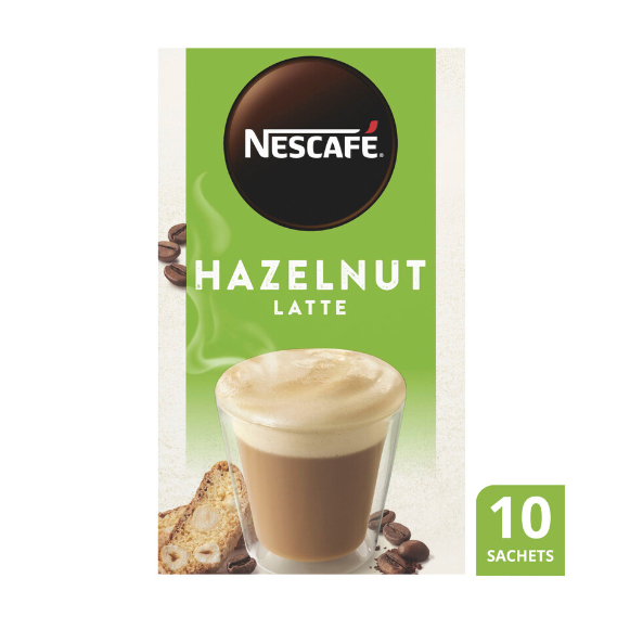 

Nescafe Hazelnut Latte Coffee Sachets | 10 pack