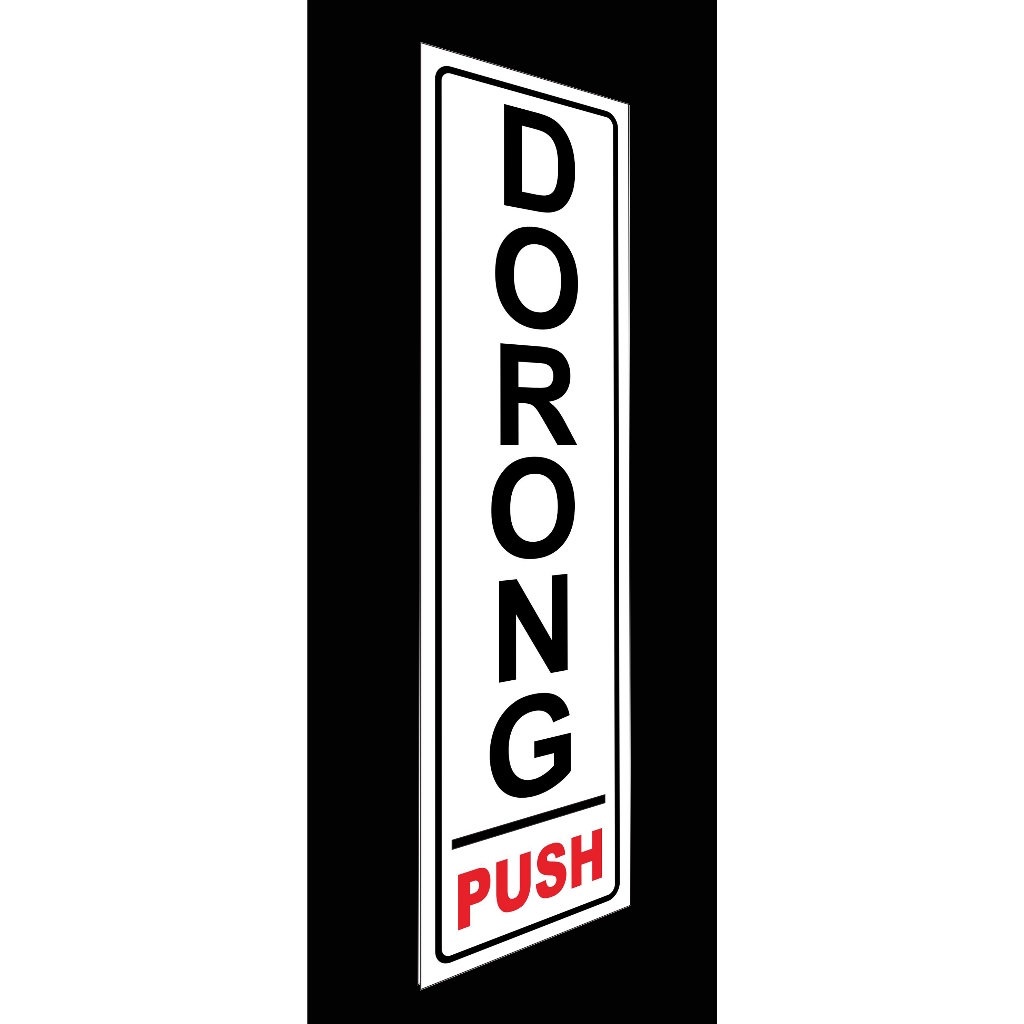 

Dorong - Akrilik Sign Label