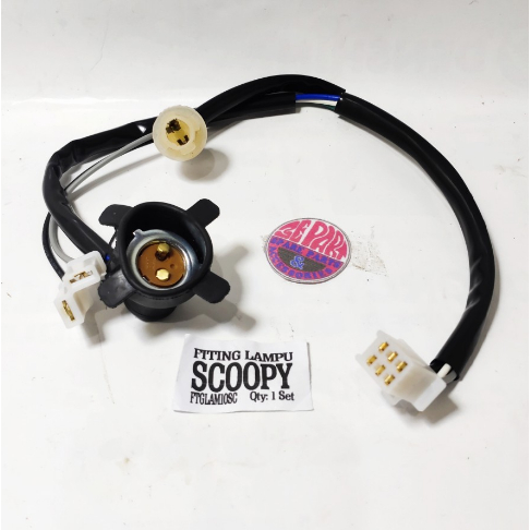 Fiting fitting lampu depan Scoopy lama Soket Cop Lampu depan Set Scoopy CKD