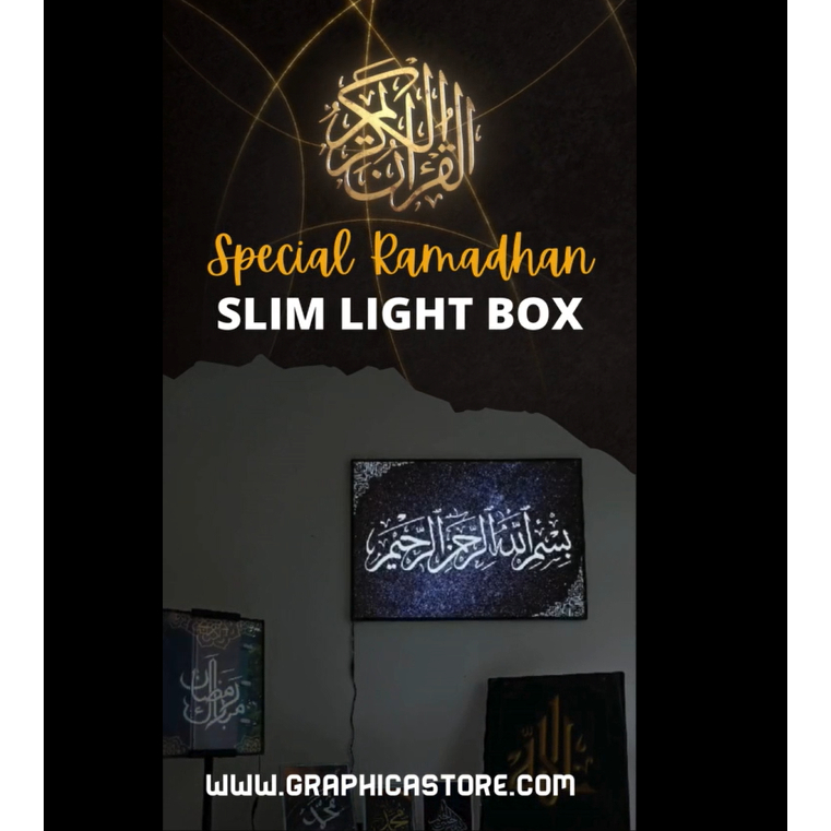 Slim Lightbox | Frame Lampu Menu Promosi | Frame Portable LED A4