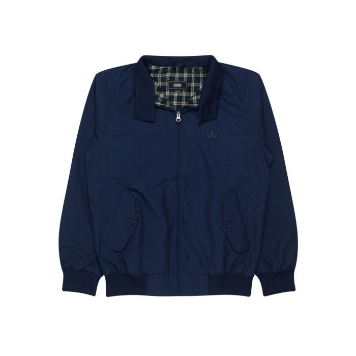 Screamous Jacket Harrington CLETO NAVY BLUE Size S