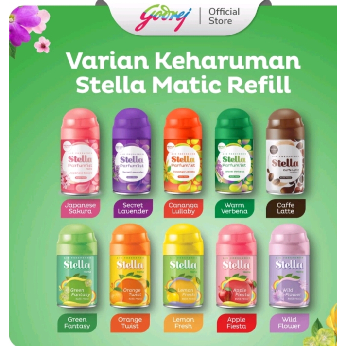 stella Air freshener Refil metik 225ml