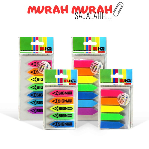 

BIG Sticky Notes Index Warna/ Index Mark/ Tab Penanda/ Pembatas Penanda