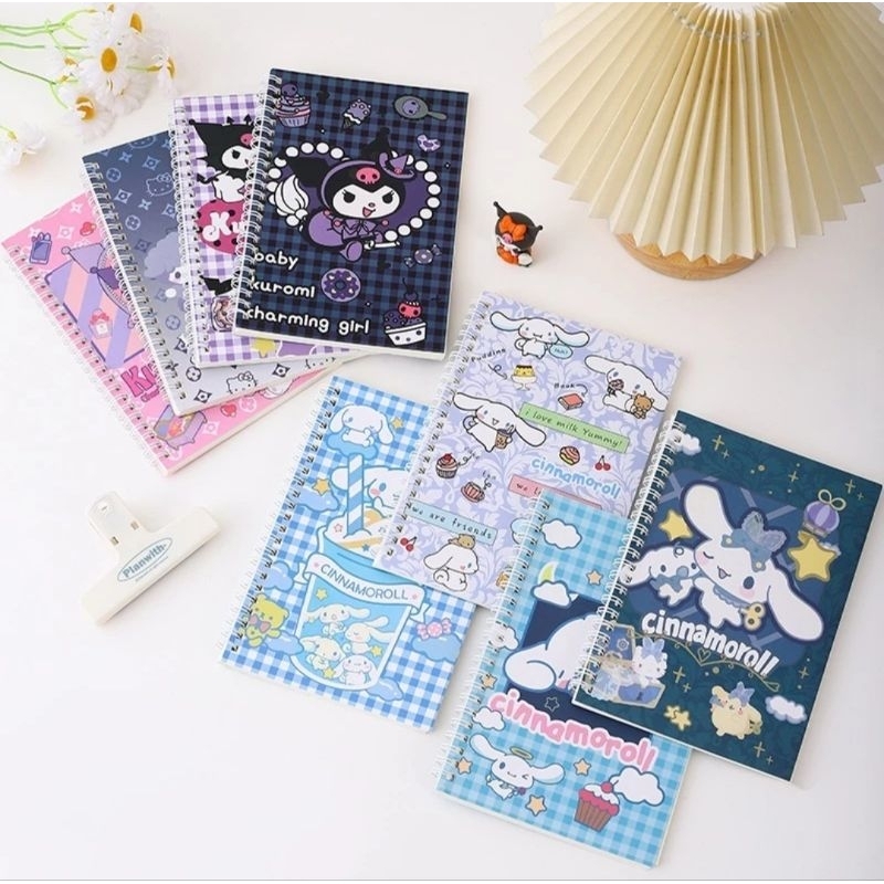 

NOTEBOOK A5 SPIRAL GARIS / BUKU TULIS A5 | NOTEBOOK SANRIO A5