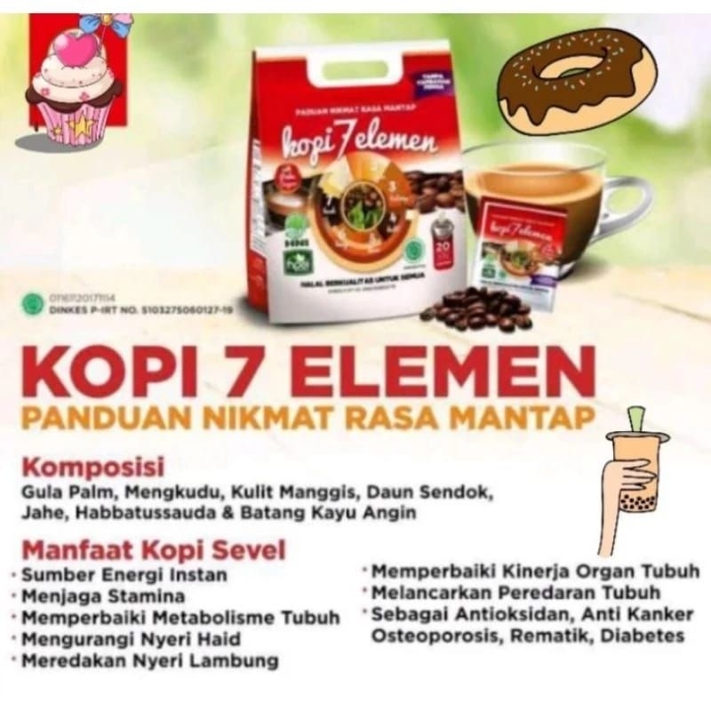 

Kopi Sevel Herbal HNI HPAI