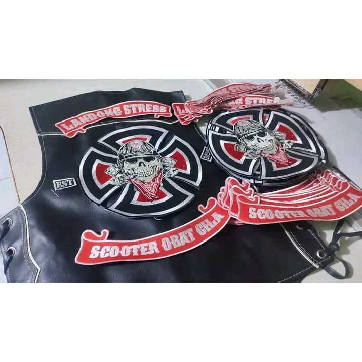 Custom Bordir Emblem Logo Besar  Desain Suka Suka Sesuai Permintaan