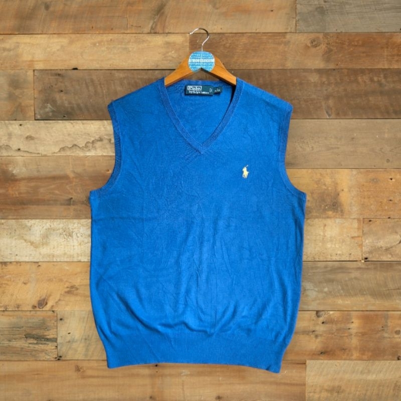 ROMPI RAJUT POLO RALPH LAUREN VEST RAJUT KNITWEAR PRIA WANITA ROMPI PRIA