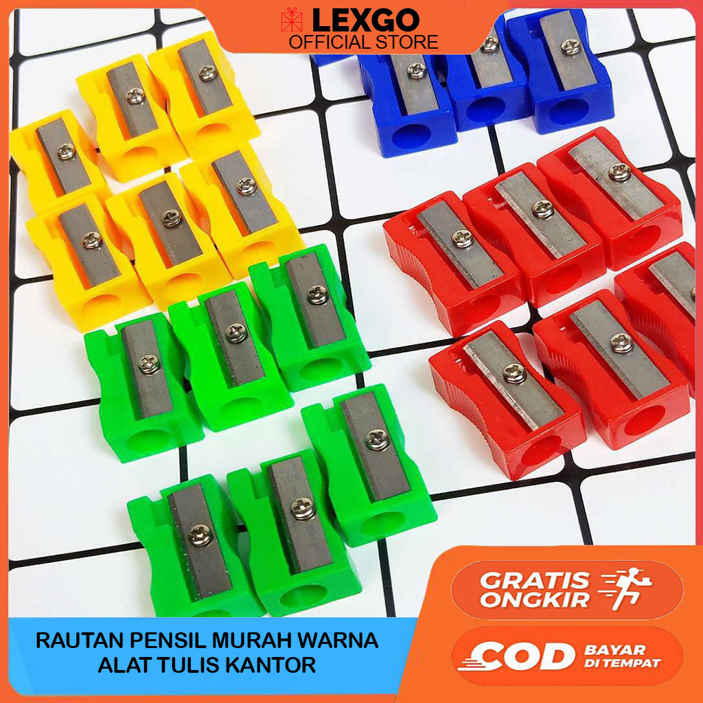 

Rautan Pensil Murah Peraut Pensil Alat Tulis Kantor Rautan Mini Unik Warna Warni Harga Termurah Grosir Eceran