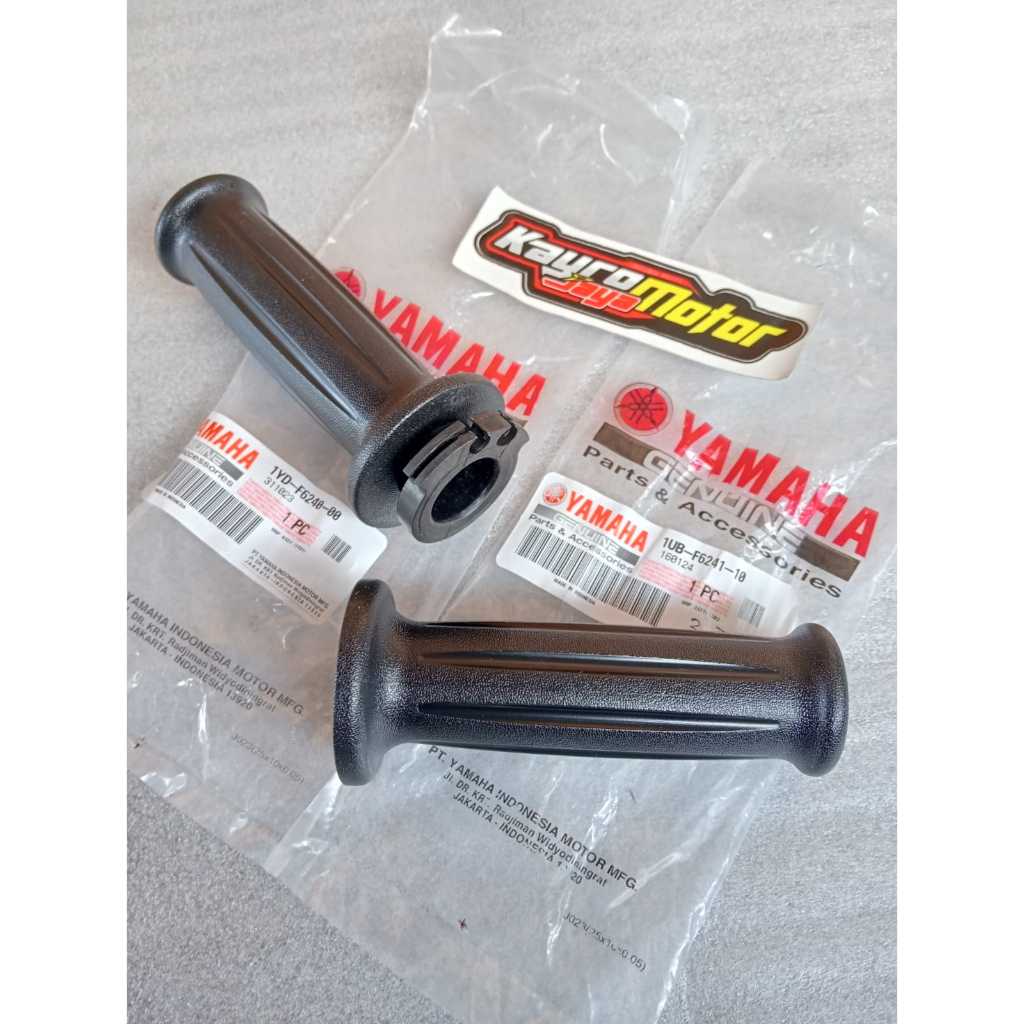 HANDGRIP HANFAT KARET STANG FINO FI 115 125 GRANDE ASLI ORIGINAL YAMAHA