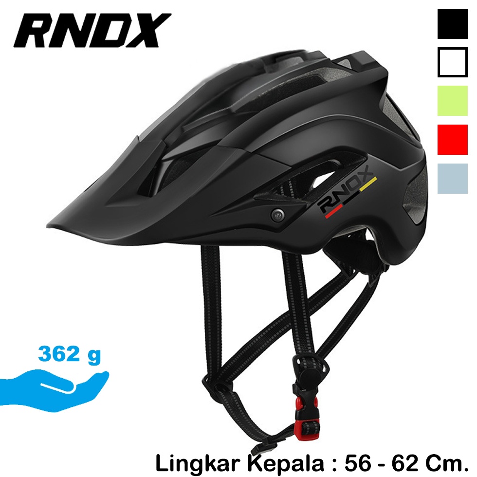 RNOX Blitz MTB Helmet Adjustable Size Original Helm MTB Helm Sepeda Gunung Helm Downhill Helm Gowes 