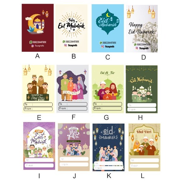 

hangtag lebaran/idul fitri/eid mubarak/price tag/label tag