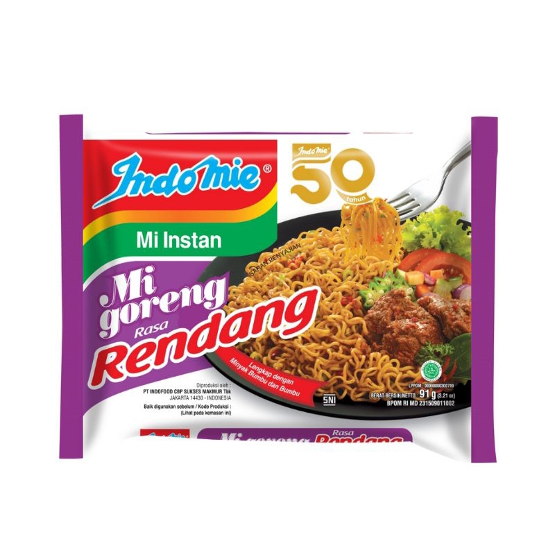 

indomie goreng rendang 91 g