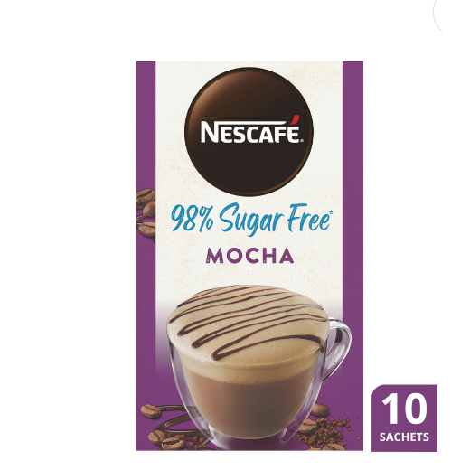 

Nescafe 98% SF Mocha Coffee Sachets | 10 pack Australia