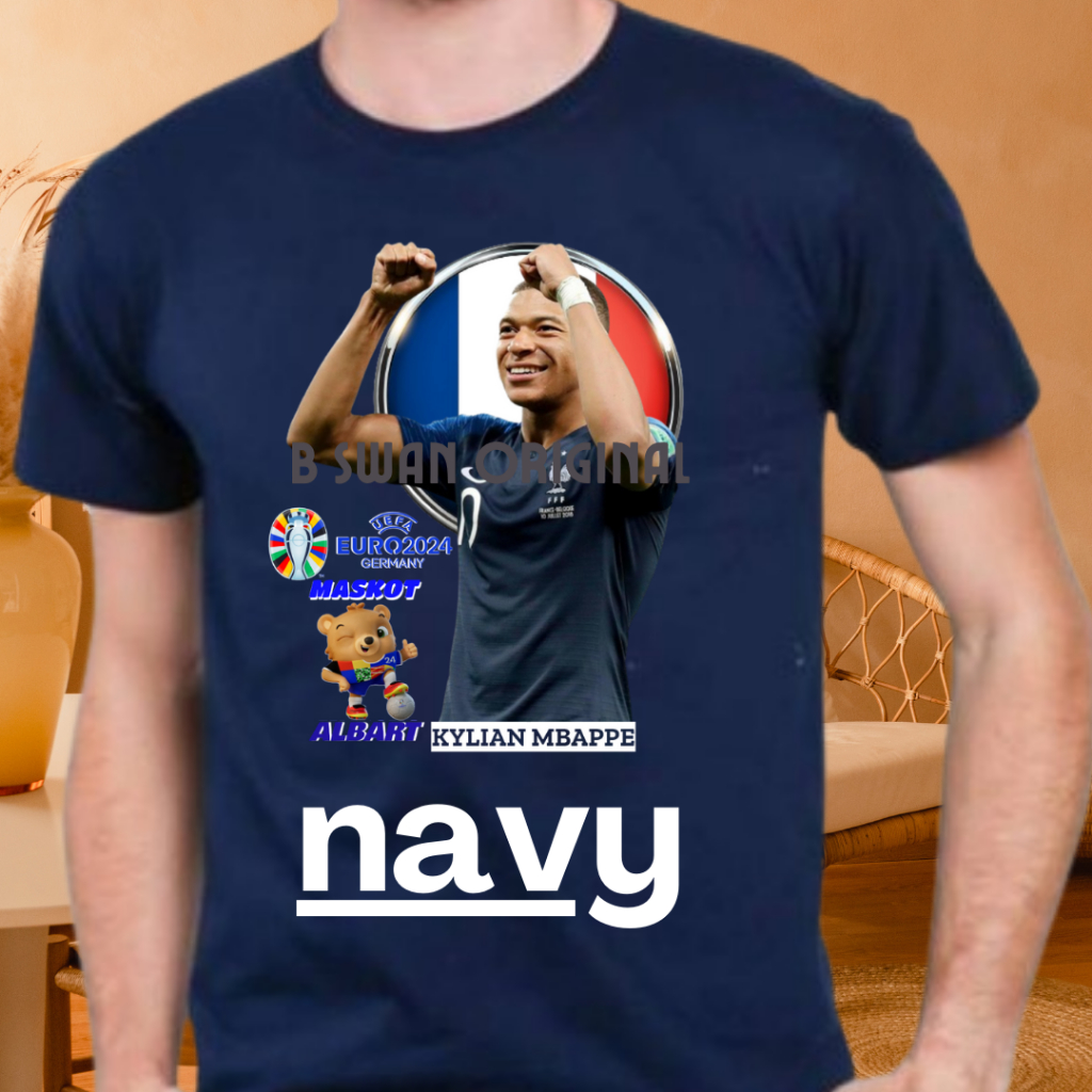 Baju Kaos Outfit Dewasa Pria Wanita Kejuaraan Sepak Bola Piala Eropa UEFA Euro 2024 Jerman Unisex