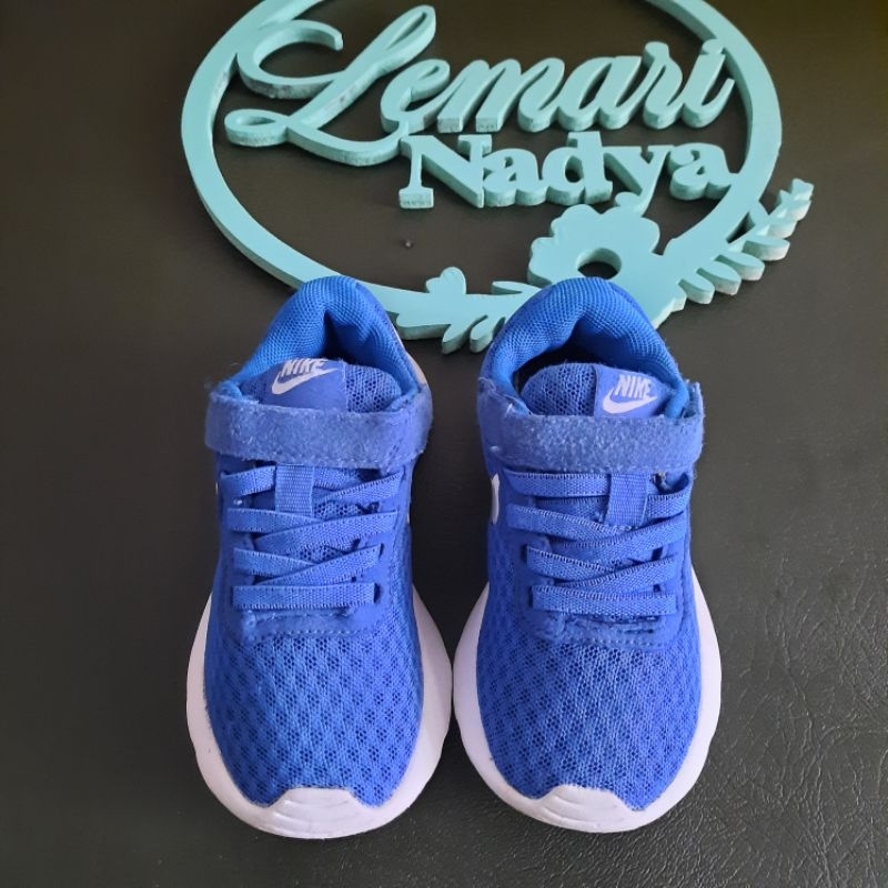 Preloved Nike Revolution 6 Blue Size 26 Sepatu Anak Second