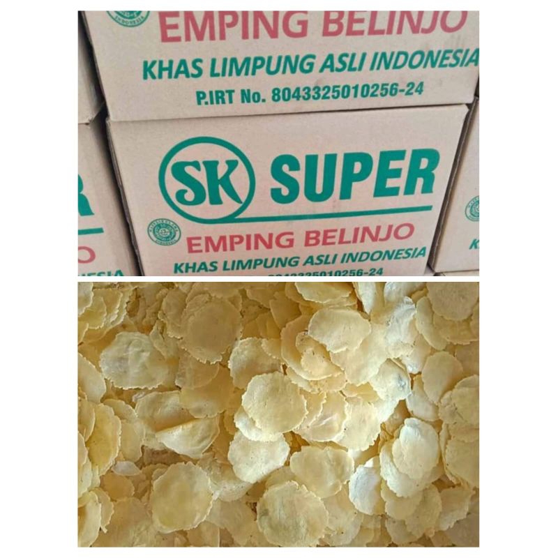 

Emping belinjo mentah 500gram